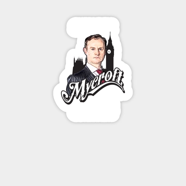 Mycroft Sticker by satansbrand